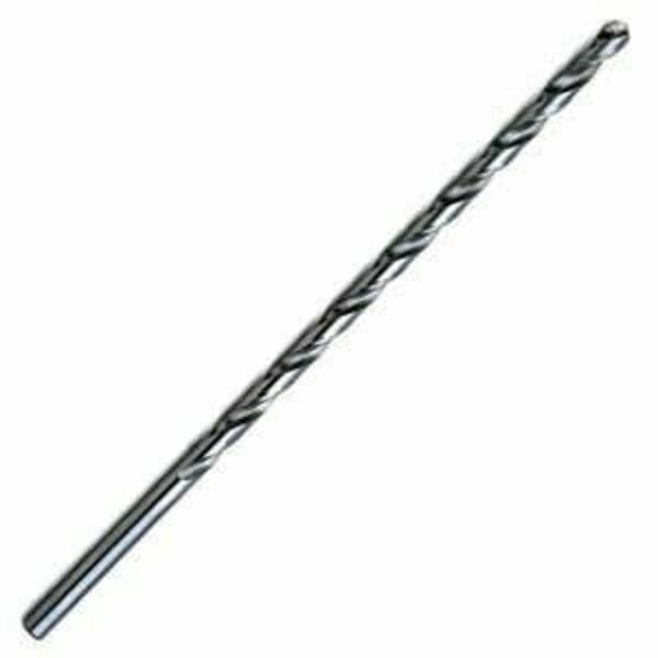 Champion Cutting Tool 23/32in 1800 HSS Longboy Drill, Straight Shank, 118 deg, 13in Flute Length, 18in OAL, Bright Finish CHA 1800-23/32